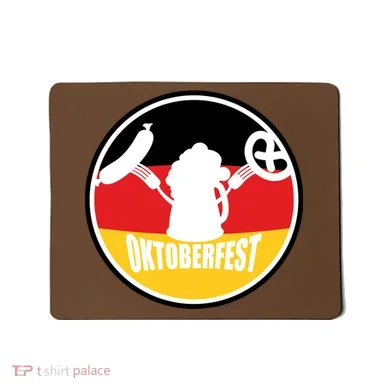 Circle Oktoberfest Logo Mousepad