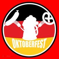 Circle Oktoberfest Logo Santa Hat thumb 1