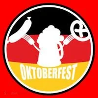 Circle Oktoberfest Logo Santa Hat thumb 1
