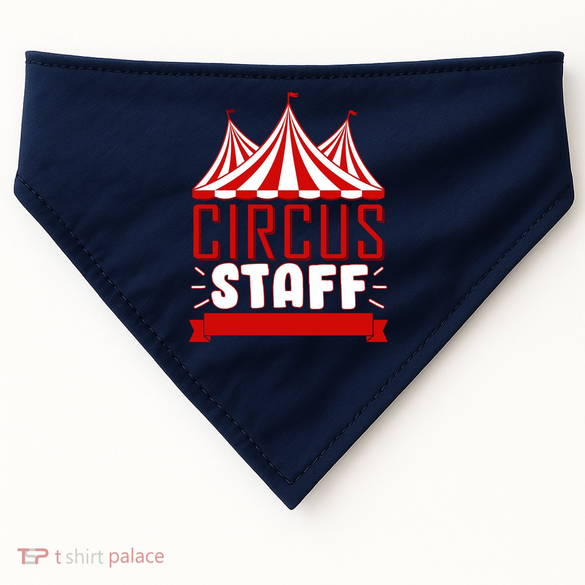 Circus Staff Funny Clown Movie USA-Made Doggie Bandana