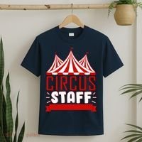 Circus Staff Funny Clown Movie T-Shirt thumb 2