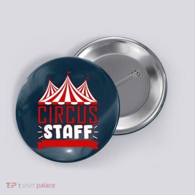 Circus Staff Funny Clown Movie Button