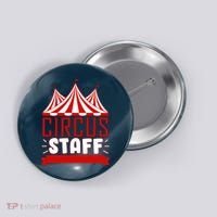 Circus Staff Funny Clown Movie Button thumb 0