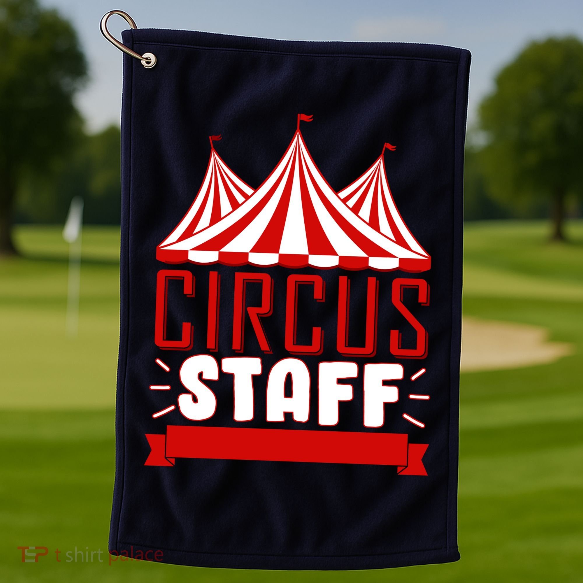 Circus Staff Funny Clown Movie Golf Towel