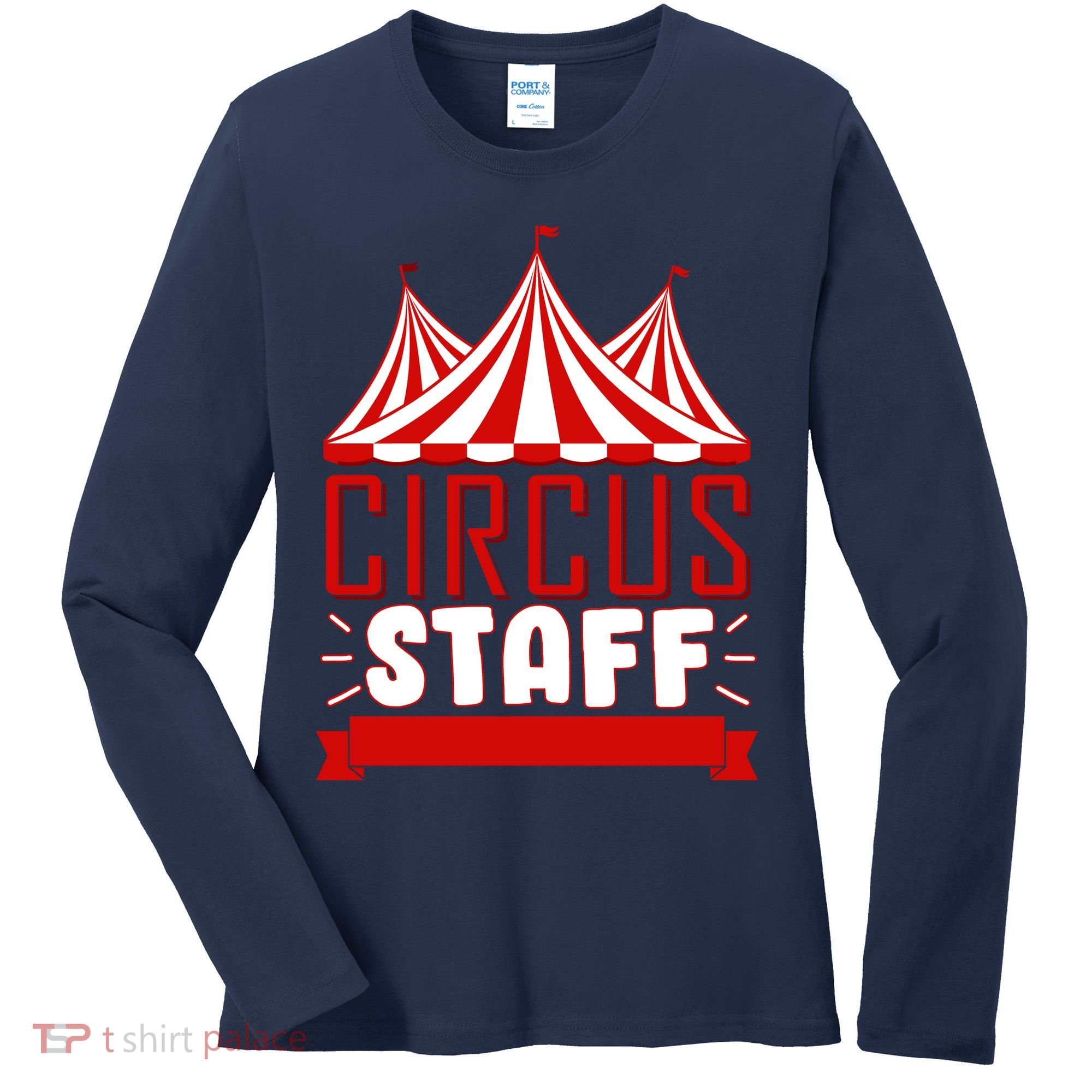 Circus Staff Funny Clown Movie Women's Long Sleeve Shirt