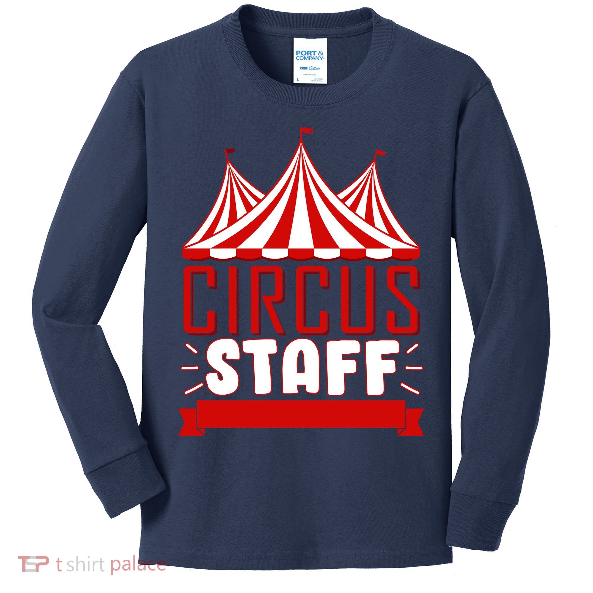 Circus Staff Funny Clown Movie Kids Long Sleeve Shirt