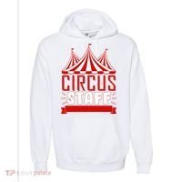 Circus Staff Funny Clown Movie Comfort Colors Garment-Dyed Hooded Sweatshirt thumb 0