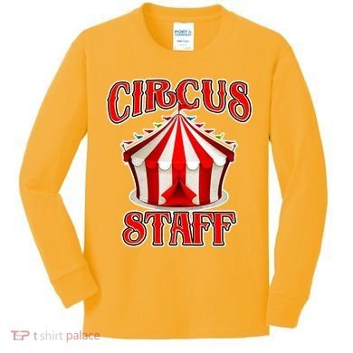 Circus Staff Tent Kids Long Sleeve Shirt