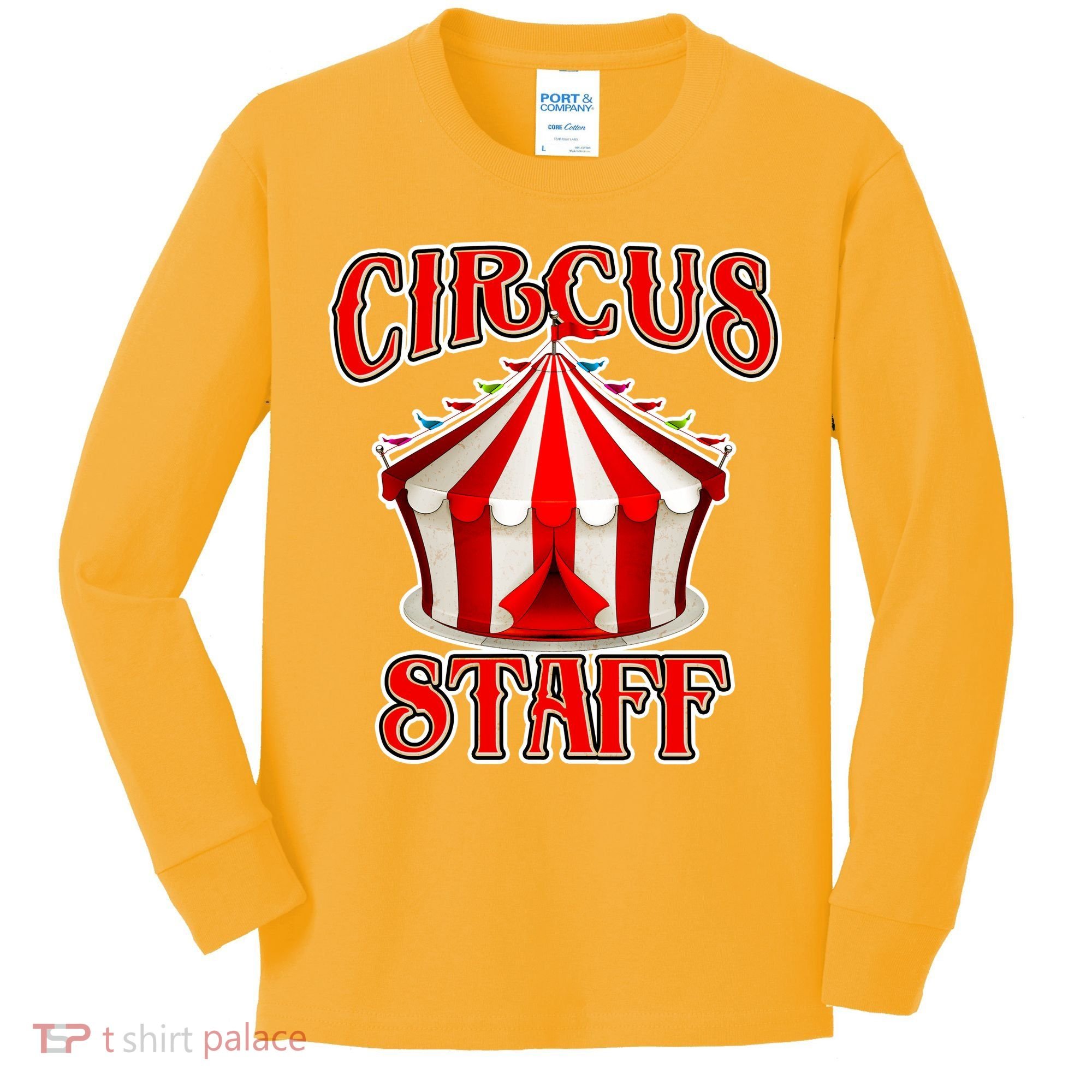 Circus Staff Tent Kids Long Sleeve Shirt