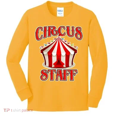 Circus Staff Tent Kids Long Sleeve Shirt
