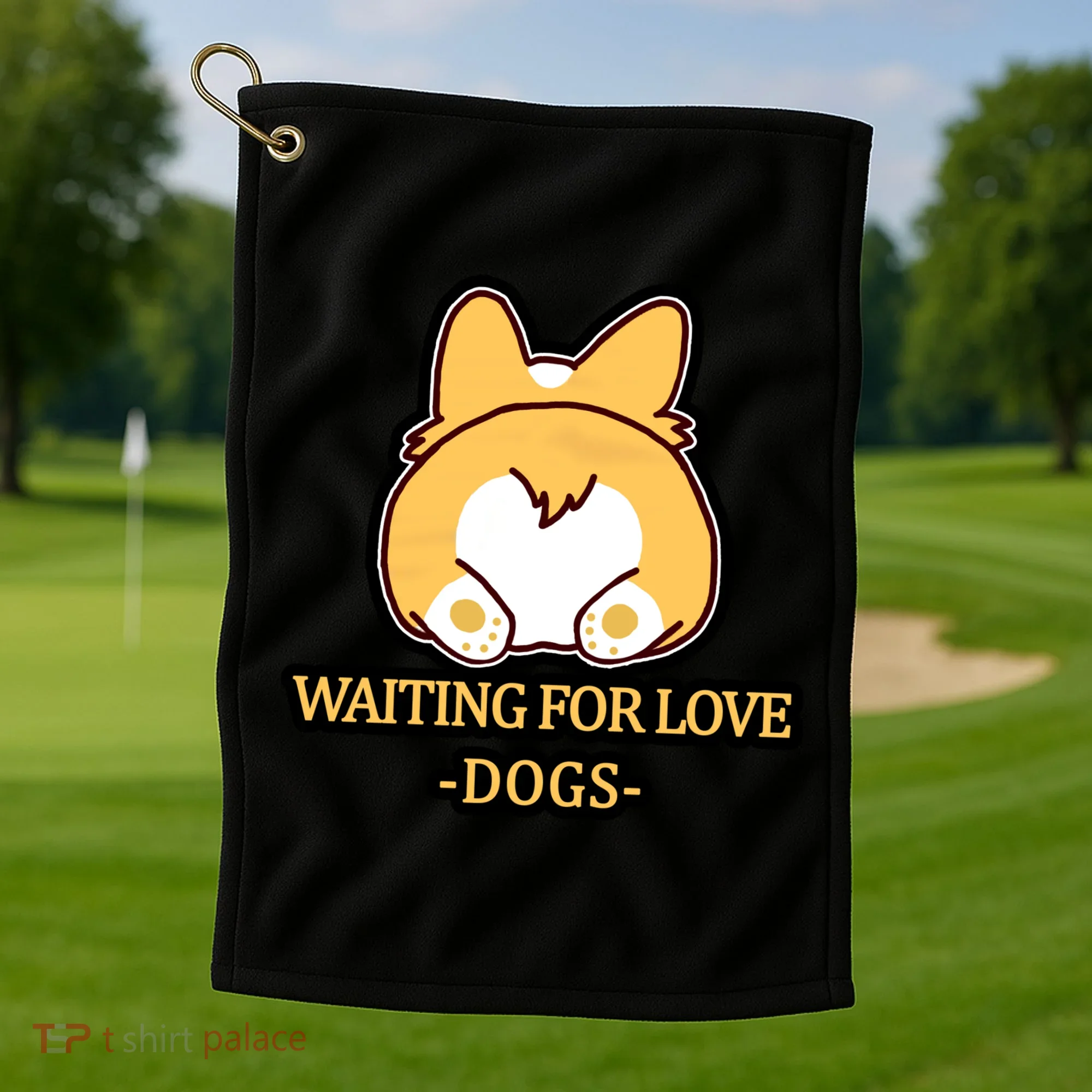 Cirgi Butt Waiting For Love Golf Towel