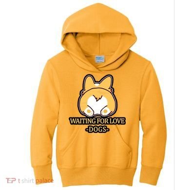 Cirgi Butt Waiting For Love Kids Hoodie