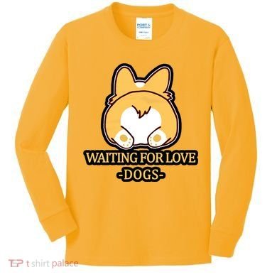 Cirgi Butt Waiting For Love Kids Long Sleeve Shirt