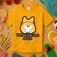 Cirgi Butt Waiting For Love Kids T-Shirt thumb 3