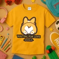 Cirgi Butt Waiting For Love Kids T-Shirt thumb 3