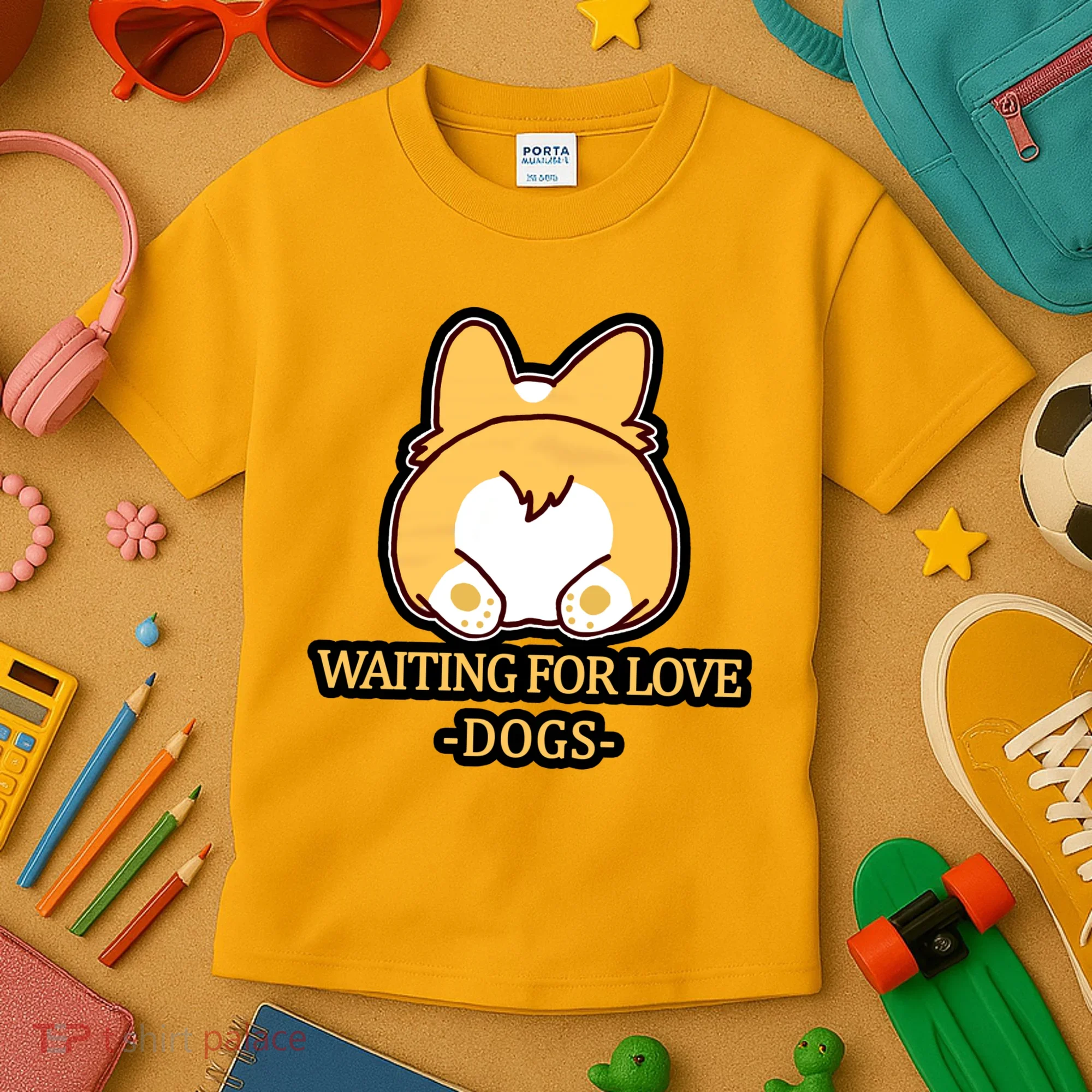 Cirgi Butt Waiting For Love Kids T-Shirt