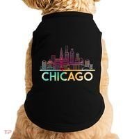 Chicago Illinois Skyline City Souvenir Doggie Tank thumb 0