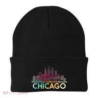 Chicago Illinois Skyline City Souvenir Beanie thumb 0