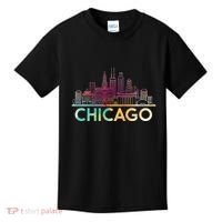 Chicago Illinois Skyline City Souvenir Kids T-Shirt thumb 0