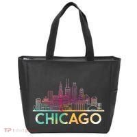 Chicago Illinois Skyline City Souvenir Tote Bag thumb 0