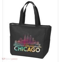 Chicago Illinois Skyline City Souvenir Tote Bag thumb 3