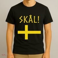 Cheers In Swedish Souvenir Flag Of Sweden Gifts Funny Scale T-Shirt thumb 3