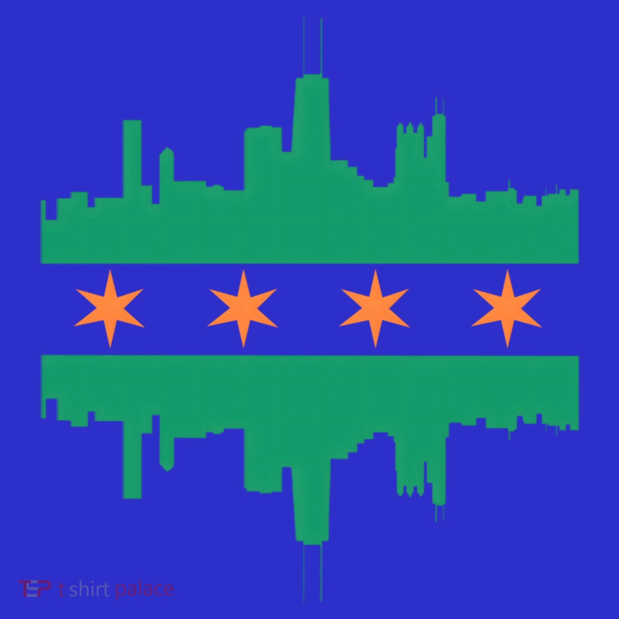 Chicago Irish Skyline St Patricks Day Flag Gift Sweatshirt