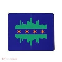 Chicago Irish Skyline St Patricks Day Flag Gift Mousepad thumb 0