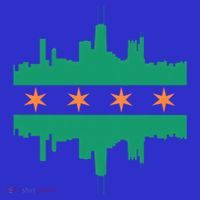 Chicago Irish Skyline St Patricks Day Flag Gift Tote Bag thumb 4