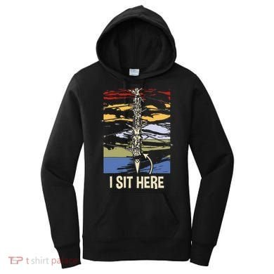 Coxswain I Sit Here Funny Vintage Rowing Coxswain Women's Hoodie