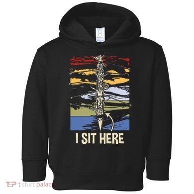 Coxswain I Sit Here Funny Vintage Rowing Coxswain Toddler Hoodie