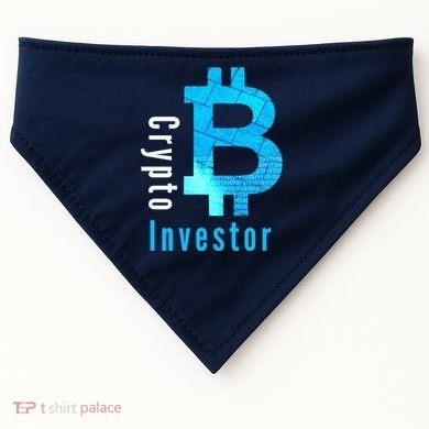 Crypto Investor, Satoshi, Bitcoin, Blockchain, Cryptocurrency, DeFi, BTC USA-Made Doggie Bandana