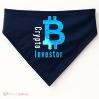 Crypto Investor, Satoshi, Bitcoin, Blockchain, Cryptocurrency, DeFi, BTC USA-Made Doggie Bandana thumb 0