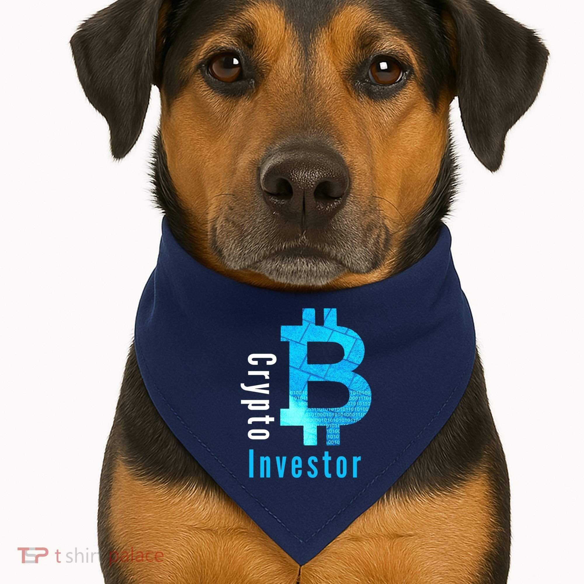 Crypto Investor, Satoshi, Bitcoin, Blockchain, Cryptocurrency, DeFi, BTC USA-Made Doggie Bandana
