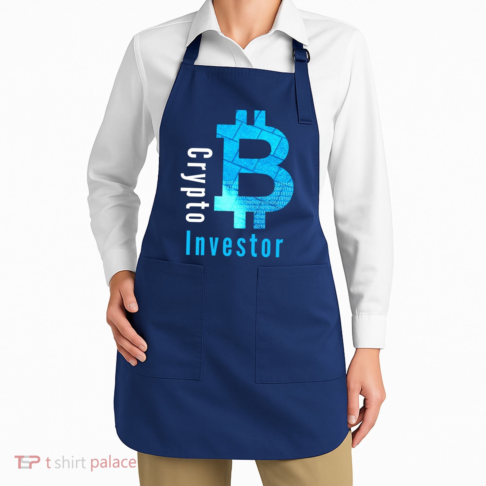 Crypto Investor, Satoshi, Bitcoin, Blockchain, Cryptocurrency, DeFi, BTC Apron