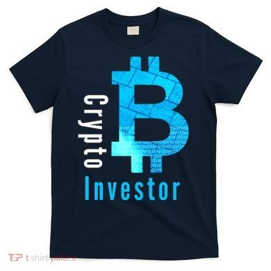 Crypto Investor, Satoshi, Bitcoin, Blockchain, Cryptocurrency, DeFi, BTC T-Shirt
