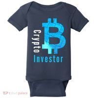 Crypto Investor, Satoshi, Bitcoin, Blockchain, Cryptocurrency, DeFi, BTC Baby Bodysuit thumb 0