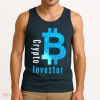 Crypto Investor, Satoshi, Bitcoin, Blockchain, Cryptocurrency, DeFi, BTC Tank Top thumb 3
