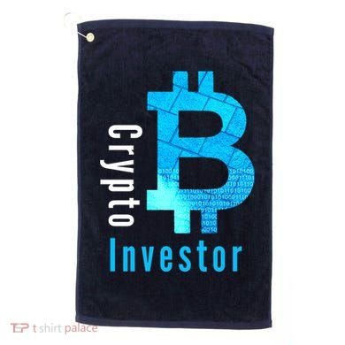 Crypto Investor, Satoshi, Bitcoin, Blockchain, Cryptocurrency, DeFi, BTC Golf Towel