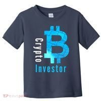 Crypto Investor, Satoshi, Bitcoin, Blockchain, Cryptocurrency, DeFi, BTC Toddler T-Shirt thumb 0