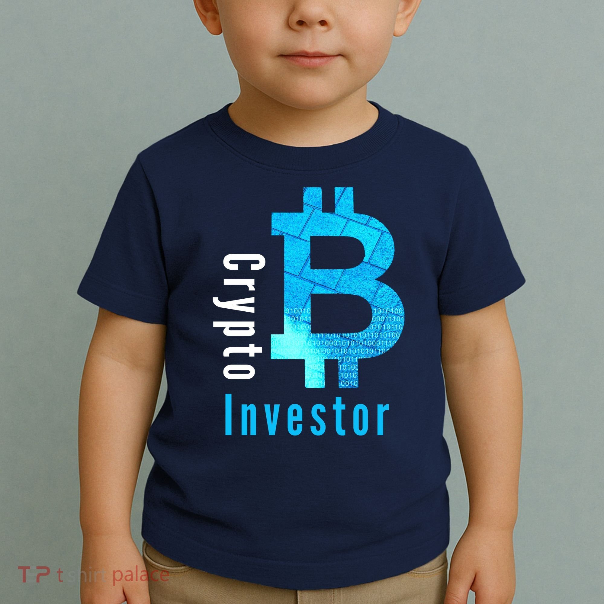 Crypto Investor, Satoshi, Bitcoin, Blockchain, Cryptocurrency, DeFi, BTC Toddler T-Shirt
