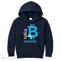 Crypto Investor, Satoshi, Bitcoin, Blockchain, Cryptocurrency, DeFi, BTC Kids Hoodie thumb 0