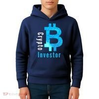 Crypto Investor, Satoshi, Bitcoin, Blockchain, Cryptocurrency, DeFi, BTC Kids Hoodie thumb 4