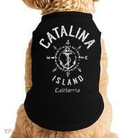 Catalina Island Sailing Compass Rose Beach Boat Great Gift Doggie Tank thumb 0