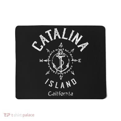 Catalina Island Sailing Compass Rose Beach Boat Great Gift Mousepad
