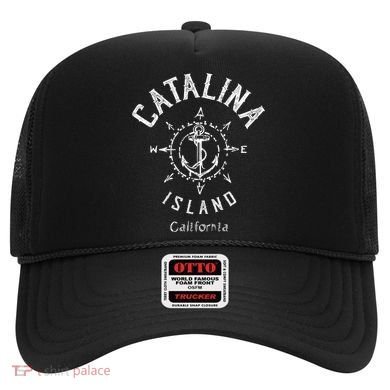 Catalina Island Sailing Compass Rose Beach Boat Great Gift Hat