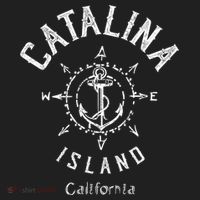 Catalina Island Sailing Compass Rose Beach Boat Great Gift Hat thumb 2