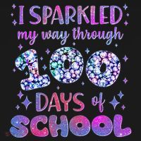 Cute I Sparkled My Way Through Days Of School Backpack thumb 2