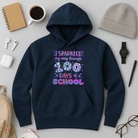 Cute I Sparkled My Way Through Days Of School Hoodie thumb 3