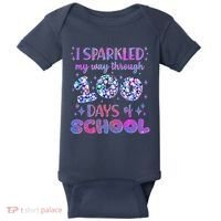 Cute I Sparkled My Way Through Days Of School Baby Bodysuit thumb 0